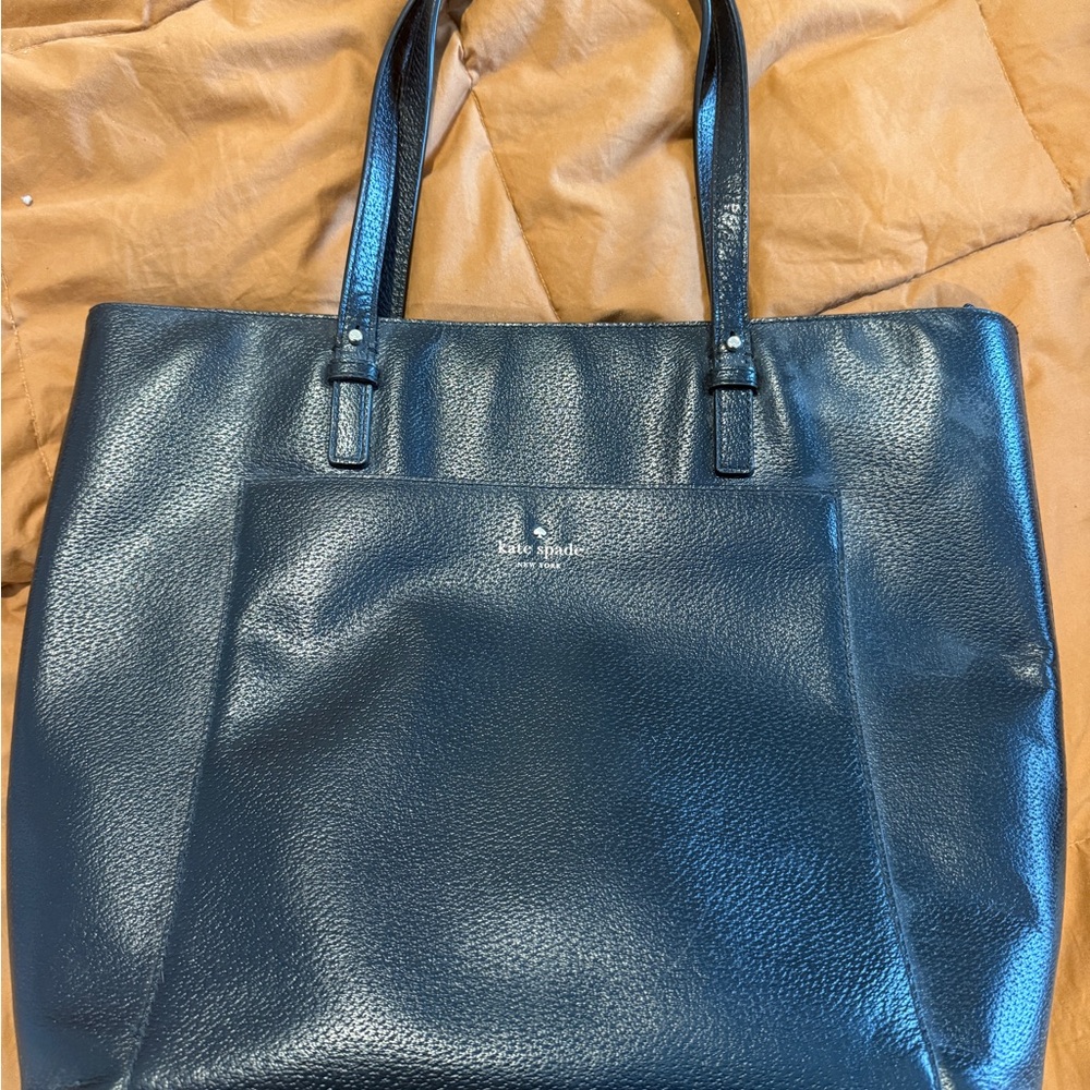 kate spade Pebbled Leather black Tote